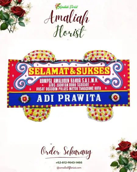 Papan Bunga Ucapan Selamat Meliling